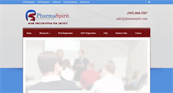 Desktop Screenshot of pharmaspirit.com